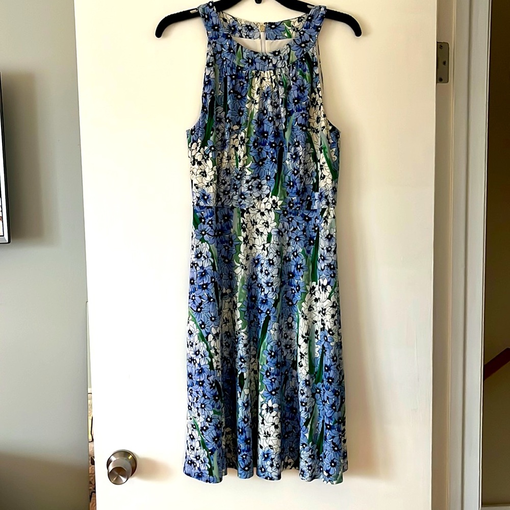 Tommy Hilfiger Blue Floral Sleeveless Dress